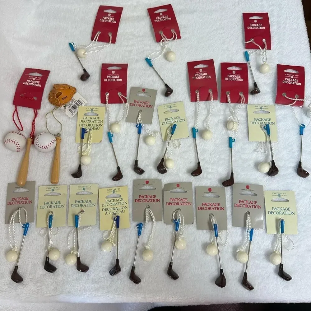 J288 Bulk Bundle of 22 NWT American Greetings Package Decorations